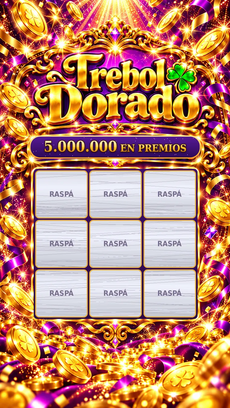 Cartón Trébol Dorado clásico